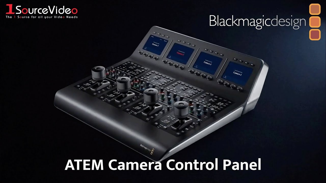 Blackmagic Design's ATEM Camera Control Panel: Total Control. Perfect ...