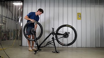 Mountain Bike Rear Wheel Installation