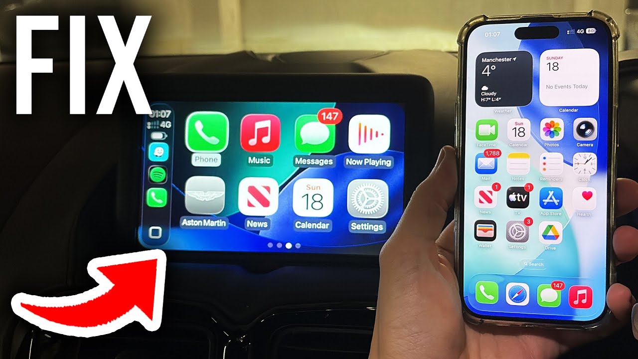 Apple CarPlay Not Working or Connecting - Fixed - YouTube