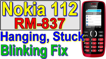 How To Flash Nokia 112, Flash RM-837, With Latest Firmware Without Box, Hang, Stuck, White Display