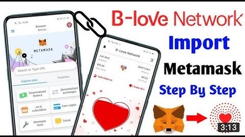 b love network connect with metamask |how to import blv„ bfic „ and usdb in metamask