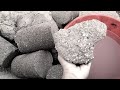 New Most Satisfying 😉 Black Concrete Water Crumbling Dipping ASMR 