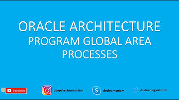 PGA | LGWR | DBWR | CHKPT | PMON | SMON | Oracle Architecture | Part 4 |  Explained in Tamil