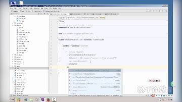 千锋PHP教程：8 使用DB facade对数据库进行增删改查