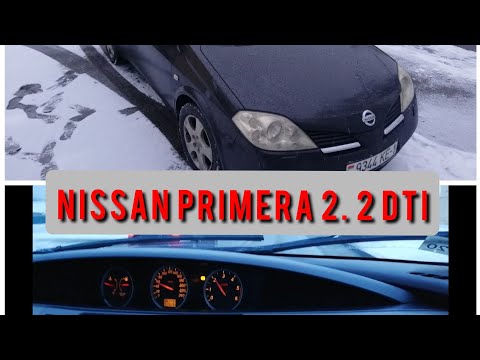 NISSAN PRIMERA P12 2.2DTI. ЭКСПЛУАТАЦИЯ ЗИМОЙ.