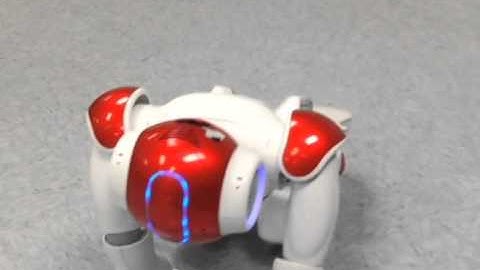 Humanoid robot NAO crawling