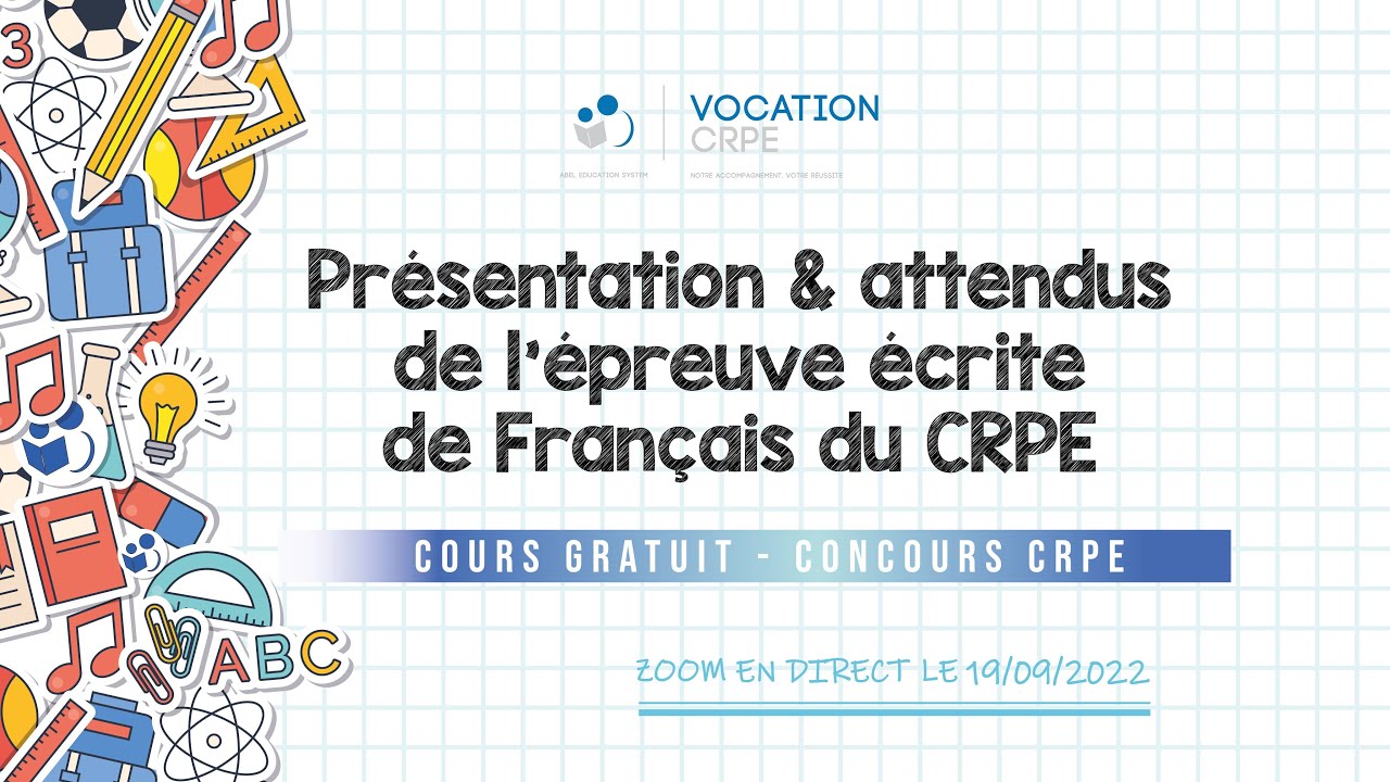 Page De Garde Crpe épreuve Mise En Situation Professionnelle CRPE 2023 ~ PRÉSENTATION & ATTENDUS DE L'ÉPREUVE ÉCRITE DE FRANÇAIS