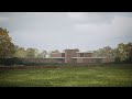 Recreating the 1923 brick country house by mies van der rohe  unreal engine  3d animation