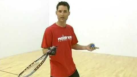 The Z Serve in Racquetball