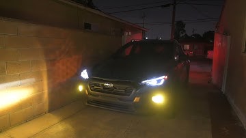 Subaru Crosstrek Wilderness SS3 Fog Lights installation and review comparison with stock fog lights