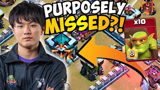 STARS MISSED THE TOWN HALL ON PURPOSE?! 300 IQ PLAY! | Clash of Clans eSports