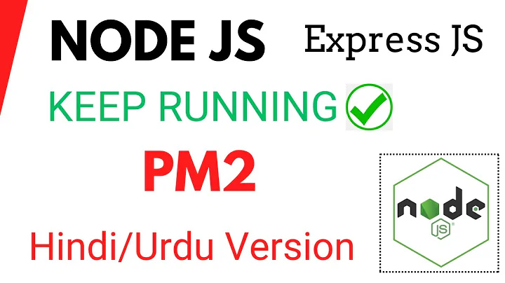 Running a Node.js Server Forever using Pm2 | keep Node JS Express JS app running | Javascript