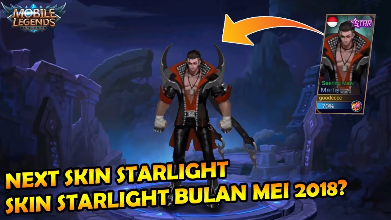 Bocoran Skin Starlight Bulan Mei 2018 Mobile Legends YouTube