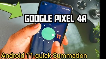Google Pixel 4a! Android 11 in under 3 minutes!