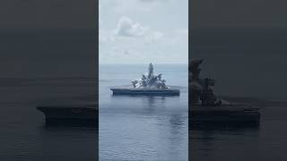 US Navy Blasted Its Own Aircraft Carrier with crew onboard