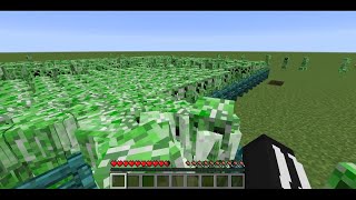 WHAT HAPPENS WHEN 1000 CREEPERS EXPLODE IN MINECRAFT!
