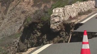 Big Sur highway collapses leaves drivers stranded