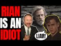 Rian Johnson Knows NOTHING About Star Wars  | Anakin Force Ghost In The Last Jedi?