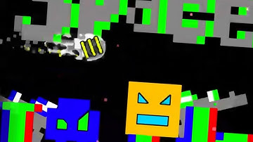 “Layout Space Invaders” Layout by Me (insane difficulty) | Geometry Dash