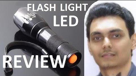 Led Flash Light Cree xml T6 2000 Lumen Review
