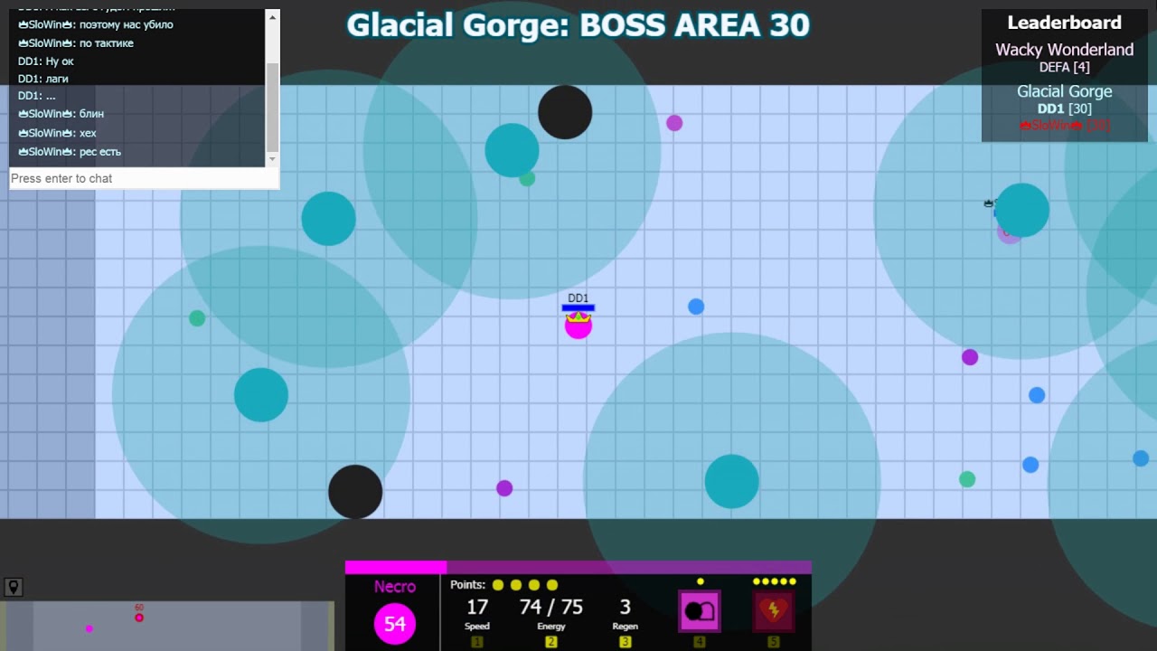 [Evades.io]Necro-duo "Glacial Gorge".