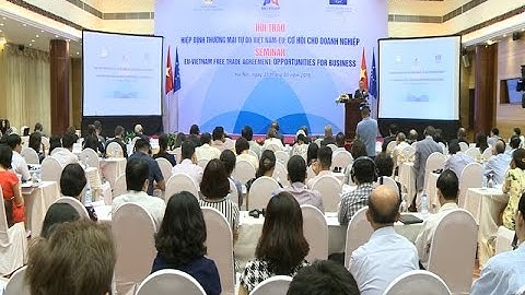 Hiệp định thương mại tự do Việt Nam - EU (EVFTA) cơ hội đối với các doanh nghiệp
