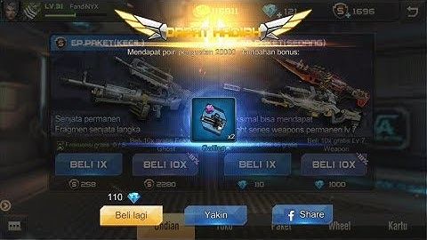 Trik lotmed dapat FRAGMENT GATLING GUN (100%Work) - CRISIS ACTION