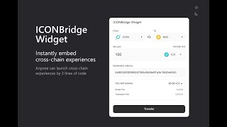 ICONBridge Widget Demo