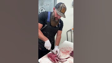 Cutting Deer Tomahawk Chops! 🦌🔪 #shorts