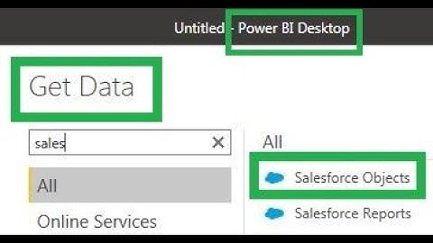 Power BI-2 Get Salesforce Object data