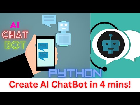 Create AI Chatbot in just 4 mins! | Fatest way to create your own chatbot in python