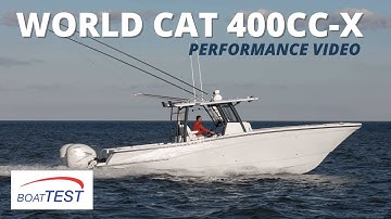 The World Cat 400CC-X (2023-) Performance Video by BoatTEST