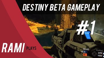 Destiny Beta Gameplay Walkthrough Part 1 -  Character Creation and First Mission PS4