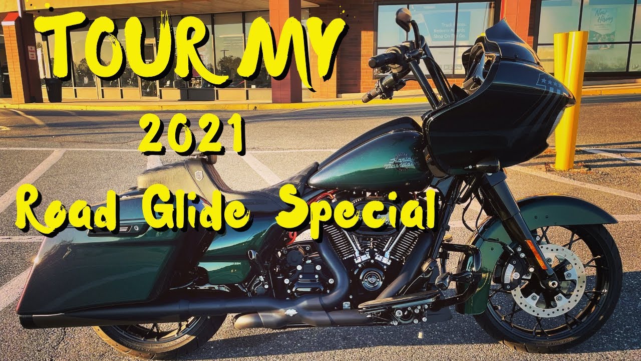 TOUR of MY 2021 Harley Davidson Snake Venom Road Glide Special FLTRXS ...