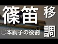 【篠笛】移調の法則を誰でも超簡単に！【〇本調子】