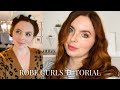 Robe Curls Tutorial | Heatless Hairstyling Technique