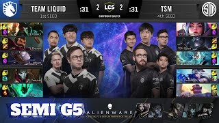 TSM vs Team Liquid - Game 5 | Semi Final Playoffs S10 LCS Summer 2020 | TSM vs TL G5