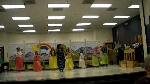 WCSD Beginners hula Dancers tried a   fast Tahitia...