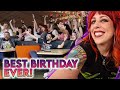 ROLLER SKATING BIRTHDAY PARTY &amp; SO MUCH FOOD 🛼 Vlog Time! | GlitterFallout