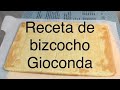 Bizcho Gioconda ,ideal para semi frios,y un basico de la reposteria!!