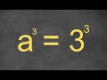 A Simple Problem Thats Not So Simple | A Nice Exponential Equation