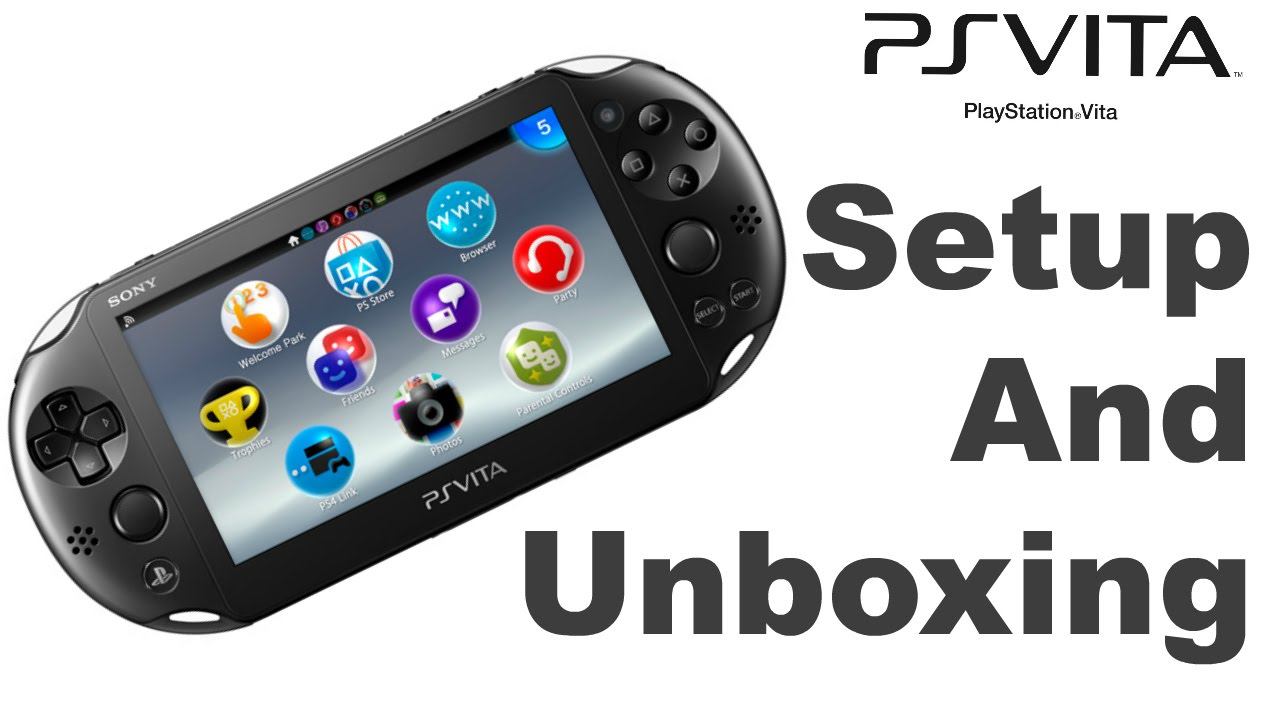 Playstation Vita Unboxing and Setup - YouTube