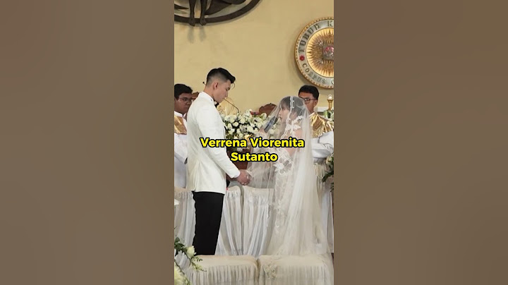 Janji Vincent & Vior di hari pernikahan