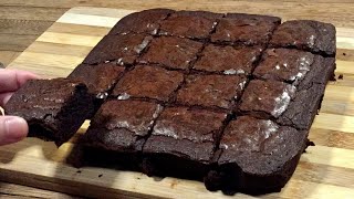 The best brownies I've ever baked! Rich chocolate flavor brownie recipe!