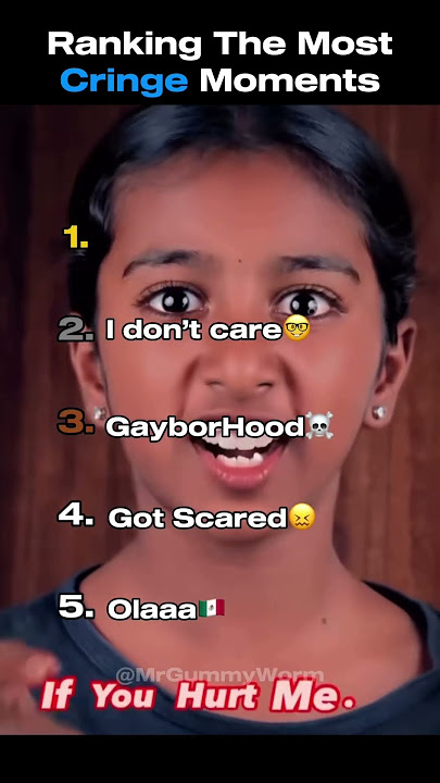 Ranking The Most Cringe Moments #fyp #viral #best #video #top5 #cringe #like #subscribe ๐