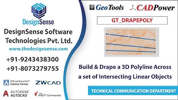 GeoTools Tutorials: Build and Drape a 3D Polyline across a set of intersecting linear objects