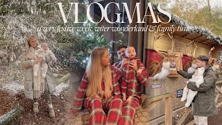 VLOGMAS | a very festive week, winter wonderland, woodland walks & family time
