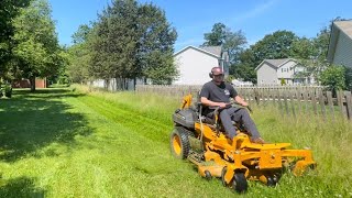 Mowing tall grass w/ Cub Cadet Pro Z