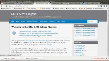 Getting started ARM cortex M4 STM32 with Eclipse in Linux (1/4)
