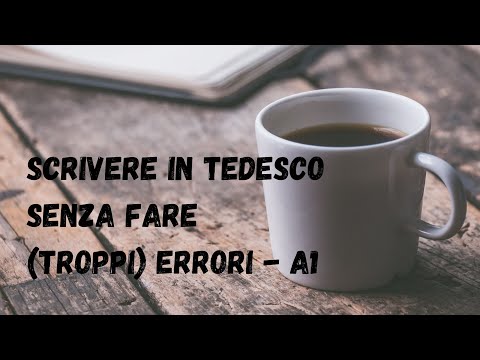 Video: Come Scrivere Un Saggio In Tedesco